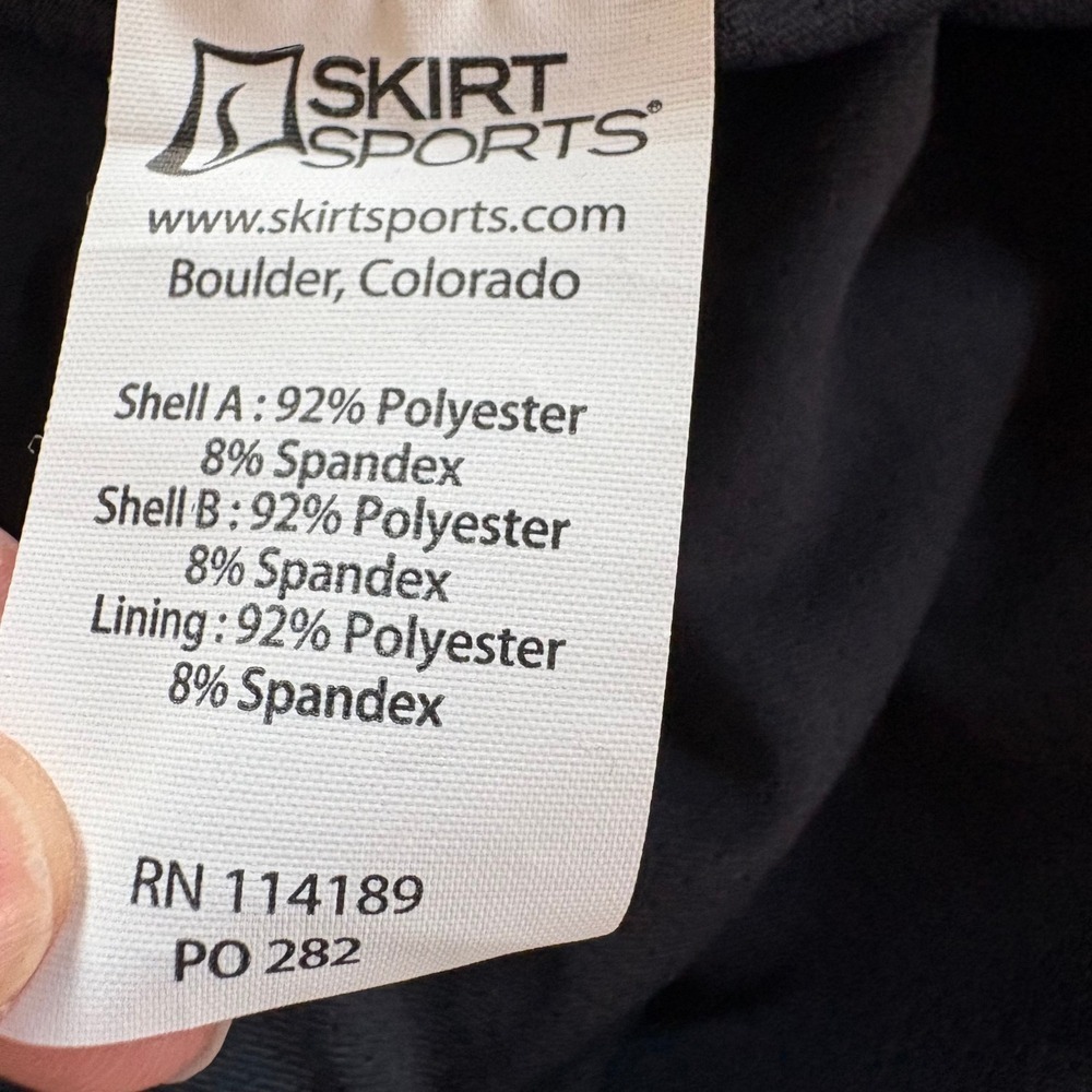 New! Skirt Sports Lotta Breeze Capri Skirt Women 1X Black Activewear Running - Picture 14 of 15